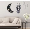 Zingtsing 3 Rings Moon Dream Catcher Hanging Decor Dreamcatcher Wall