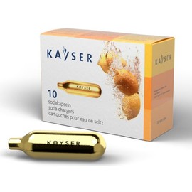Kayser 8 gram Soda Chargers- CO2 Chargers by Kayser