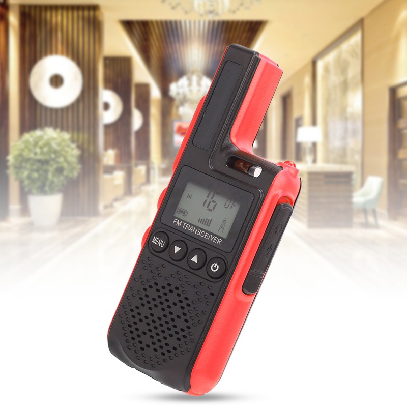 Handheld Mini Walkie Talkie 99-Channel Portable Long Range 2 Way