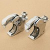 TCT-MT Windshield Windscreen 41mm Clamps Chrome Fit For Harley Wide