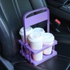 musbus Reusable Drink Carrier with Handle for Doordash, Grubhub, Portable