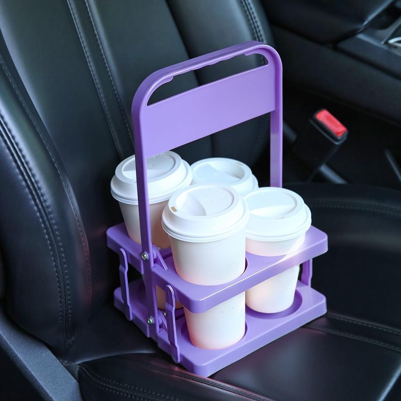 musbus Reusable Drink Carrier with Handle for Doordash, Grubhub, Portable