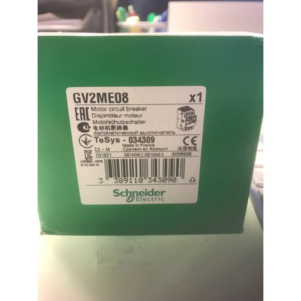 SCHNEIDER GV2ME08 SCHNEIDER STARTER AUTHENTIC USA STOCK