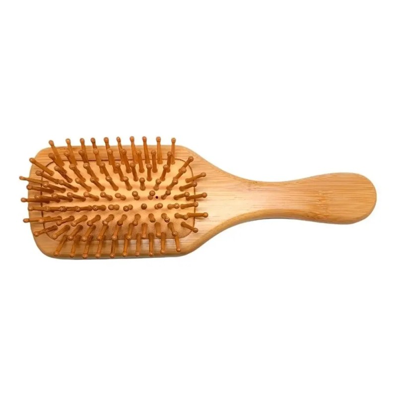 Cepillo Madera Bambú Natural Ecológico Peine Cabello Full Veraly