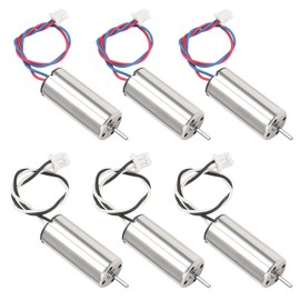 Coliao 6pcs 8520 Motor 8.5x20mm 15000KV Brushed Motors 4CW 4CCW Coreless Motor Mini DC Motors with JST-1.25 Connector for DIY Micro Quadcopter RC Drone