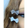Tara Girls Self Hinge Multi Design Plastic Bow Hair Barrettes