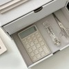 Simple Pocket Calculator, Retro Style, Desktop Calculator with Clear Buttons
