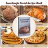 Friheten Sourdough Starter Kit,Sourdough Bread Baking Supplies,40oz Sourdough Starter Jar,Banneton