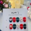 Pure J[x-mas collection] Graffiti pattern Santa dog - Petit round