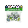 DUCKIEZ 1 pack of 12 Football Spinning Tops. 5 different