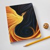 CafePress Phoenix Rising Soft Cover Journal Notebook, Personal Diary