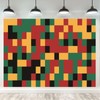 Fmarui 5x3ft African American Backdrop Red Yellow Green Black Symbols