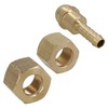 Welding Gas Hose Connector 1/4 Hose Tail with 3/8 BSP