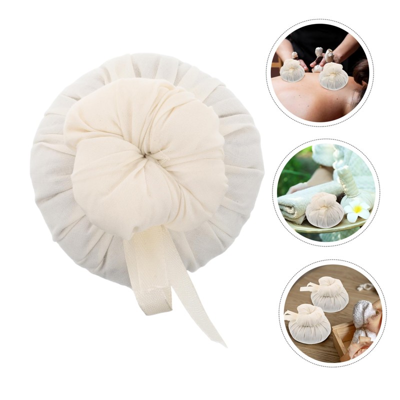 SAFIGLE 2pcs Moxa Massaging Ball Natural Aroma Massage Tool for
