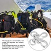 2pcs 80MM Diving 316 Stainless Steel Swivel Eye Snap Hook