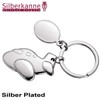 SILBERKANNE Aeroplane Keyring with Chip for Shopping Trolley 10 x