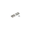 ledomec Brackets for LED Corner Profile 1 m C14 Aluminium