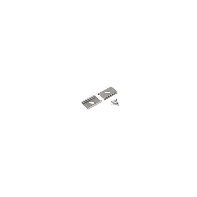 ledomec Brackets for LED Corner Profile 1 m C14 Aluminium