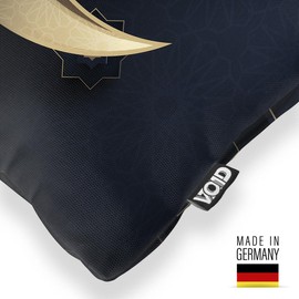 VOID Ramadan Kareem Moon Cushion Cover Sofa Couch Living Room Decoration Waterproof Outdoor Garden Cushion Cover Decoration Cushion Size: 40 x 40 cm