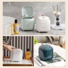 AIMALL Fashion Desktop Trash Can, Compact Self-Design Light Luxury Trash
