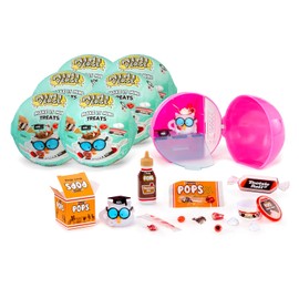 MGA's Miniverse Make It Mini Treats (paquete de 6), Mini coleccionables - Empaque sorpresa, Tema de dulces, Hágalo usted mismo, Juego de resina, Comida de réplica, NO comestible, Coleccionistas, Regal