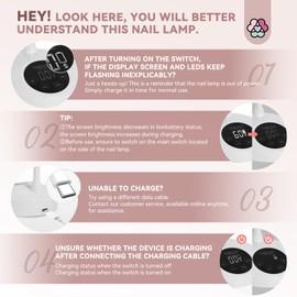 SAVILAND 30W U V Nail Lamp: Gel Nail Lamp Cordless U V Light for Gel Nails Smart Sensor LED Flash Cure Lamp lampara led para uñas Profesional Gooseneck U V Nail Light Nail Salon Home DIY Manicure