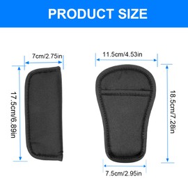 LICQIC 3 Pcs Baby Pads Shoulder Strap and Crotch Cover Set, Soft Car Seat Belt Cover Pad for All Car Seats, Car Seatbelt Cushion, Car Harness Pad