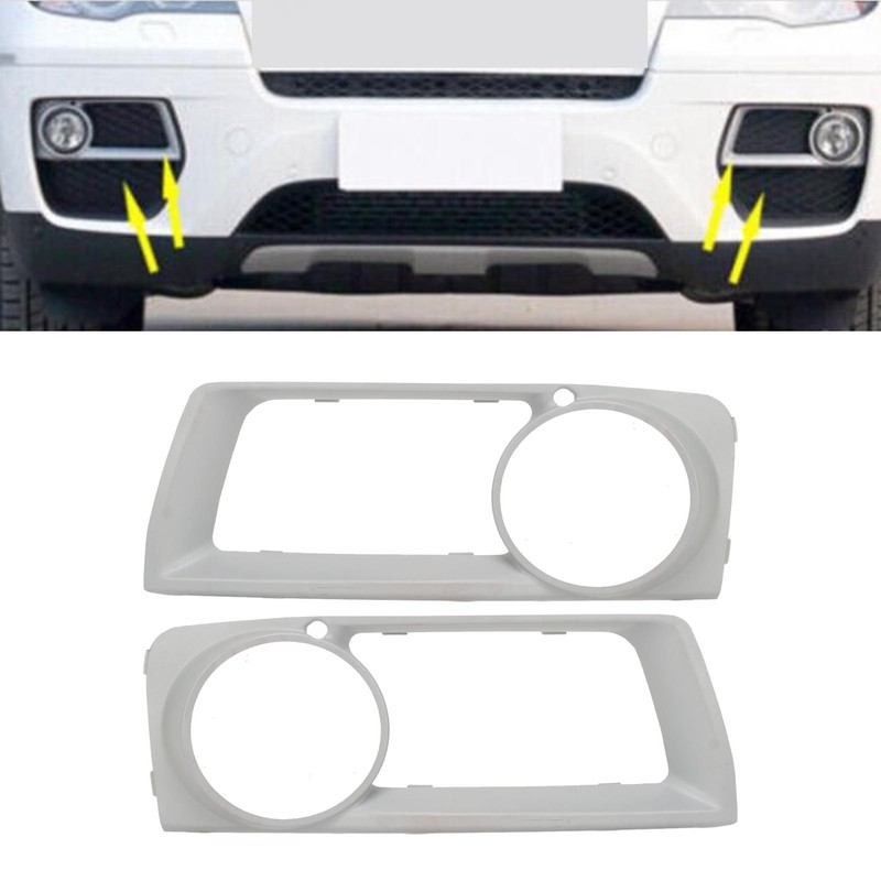 1 Pair Fog Light Grill Cover 51117312595 Scratch Proof Front