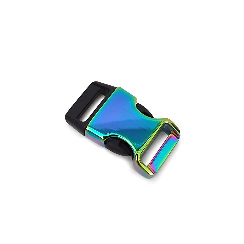 Ganzoo Metal Plastic Click Clasp, Set of 2, 5/8 Inch