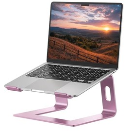 Soundance Base para Laptop, Laptop Stand, Soporte para Computadora Porttil de Aluminio, Base de Portatil Compatible con Mac MacBook Pro Air, Lenovo,  