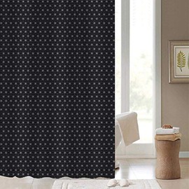 Blue Canyon Starry Night Polyester Shower Curtain