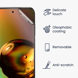 kwmobile Screen Protectors Compatible with Motorola Moto G Stylus 5G (2023) Screen Protector - 3X Ultra-Clear Transparent Phone Films