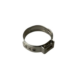 Boltza 5.8-7.0mm O-Clips, 304 Stainless Steel Single Ear Hose Clamps x10