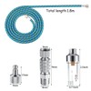 HUBEST New Professional 0.2mm/0.3mm/0.5mm Dual Action Airbrush Kit Spray Paint