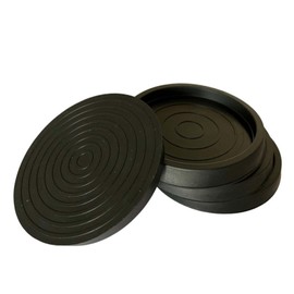 Furniture Caster Cups - ShiningUU 4pcs Durable Rubber Chair Leg Feet Caps, Furniture Coasters | Non-Slip Rubber Feet Pads, Floor Protectors for Carpet, Bed, Cabinet