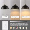 Karjearl Black Pendant Light Fixtures, 15.7 Inch Large Dome Pendant
