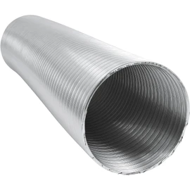 Intelmann Aluminium Flexible Pipe 1.5 m / 3 m / 5 m DN 50 63 71 76 80 100 125 150 160 180 200 224 250, Aluminium Hose Ventilation Pipe Aluminium Flexible Pipe Aluminium Ventilation Pipe Air Pipe (1.5