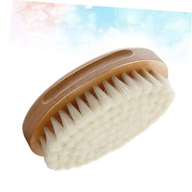 Ipetboom Bathroom Scrubbing Brush Wooden Baby Hair Brush 1pc Bath Body Baby Suit Choker Necklaces for Girls Shower Brush Boys Suits Brush Bath Shampoo Hair Wooden Bath Set White Toddler