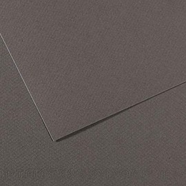 Canson Mi-Teintes Drawing Papers - 8-1/2" x 11", Dark Gray, 25 Sheets