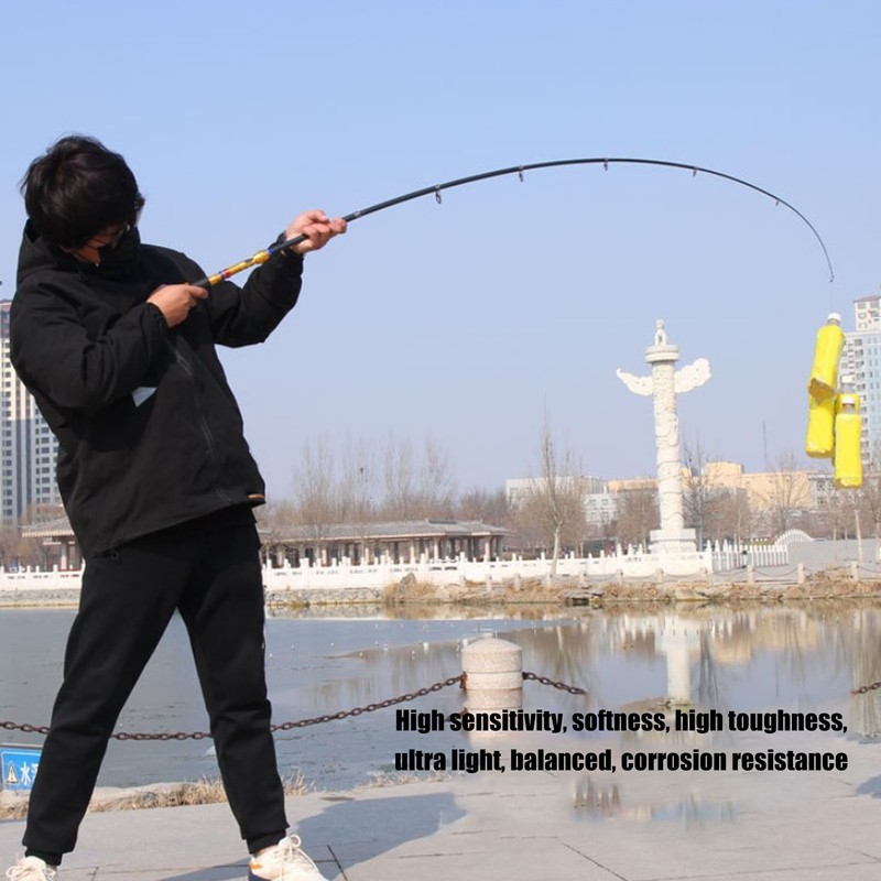 Fishing Rod Telescopic High Sensitivity Lightweight Fishing Pole With Storage