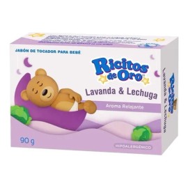 Jabón En Barra Para bebé Ricitos De Oro Lavanda & Lechuga 90g Grisi