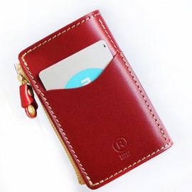 PORCO ROSSO All-in-One 4 Key Case, Original Tochigi Leather, Made in Japan, Genuine Leather, red