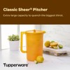 Tupperware Impressions Classic Sheer 1 Gallon Pitcher with Lid in