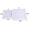 Vent Cover,8x8 1 PC Plastic Air Vent Grille Cover 3