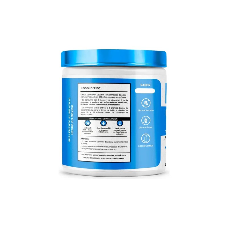 Óxido Nítrico Clembuterol D-mon Protein 300grs Pre Entreno