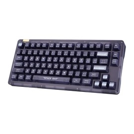 IDOBAO Black Crystal Transparent Cherry Profile ABS Customized Keycaps Kit (OB)