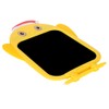 LCD Writing Tablet Christmas Hat Cartoon Owl Shape Children Yellow