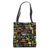 Jamaica Vibes Vacation Souvenir Tropical Pattern Tote Bag