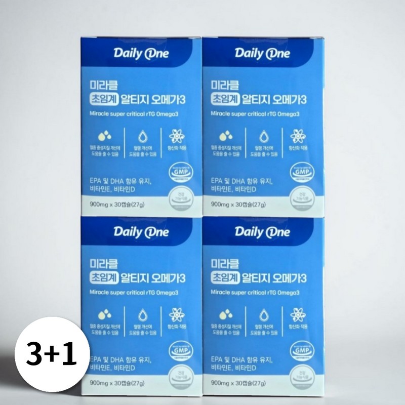 Daily One Miracle Supercritical Altige Omega 3 30 Capsules 4