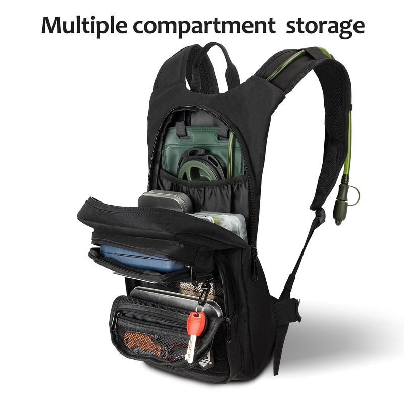 Jueachy Hydration Backpack with 3L TPU Hydration Bladder: Ski Backpack
